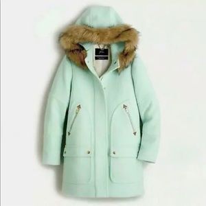 J. Crew Chateau Parka Wool NWT